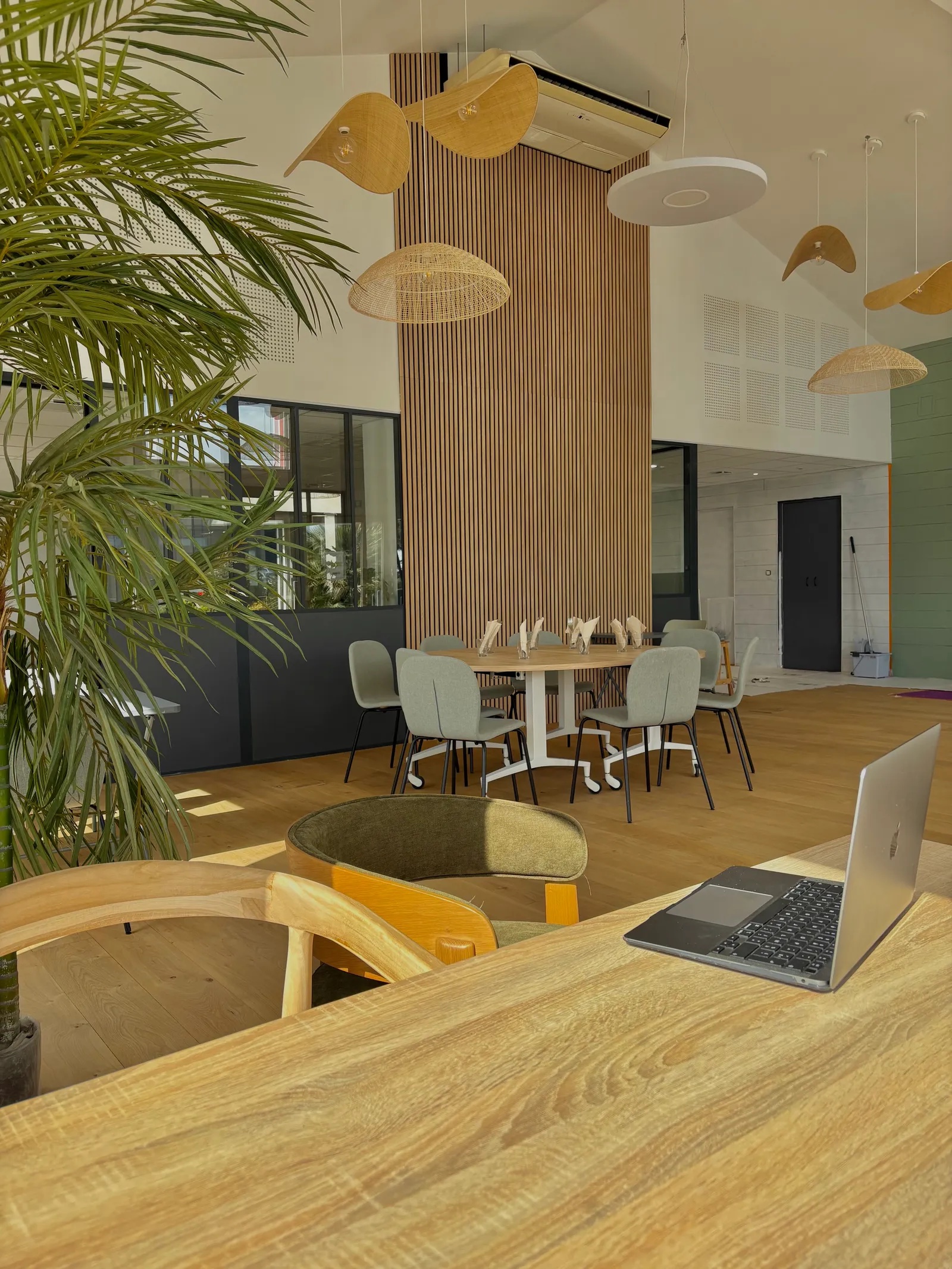 Salle privatisable avec mobilier modulable