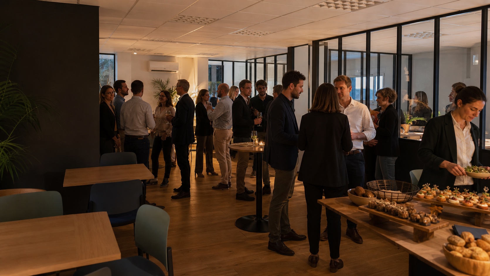 Salle de réception privatisée Ô6Bis aux Sorinières, au sud de Nantes